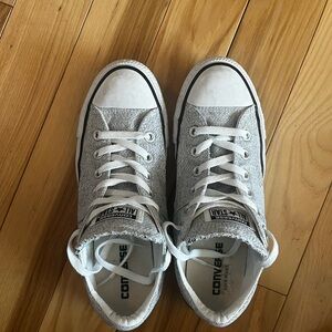 Converse White and Gray Athletic Shoes